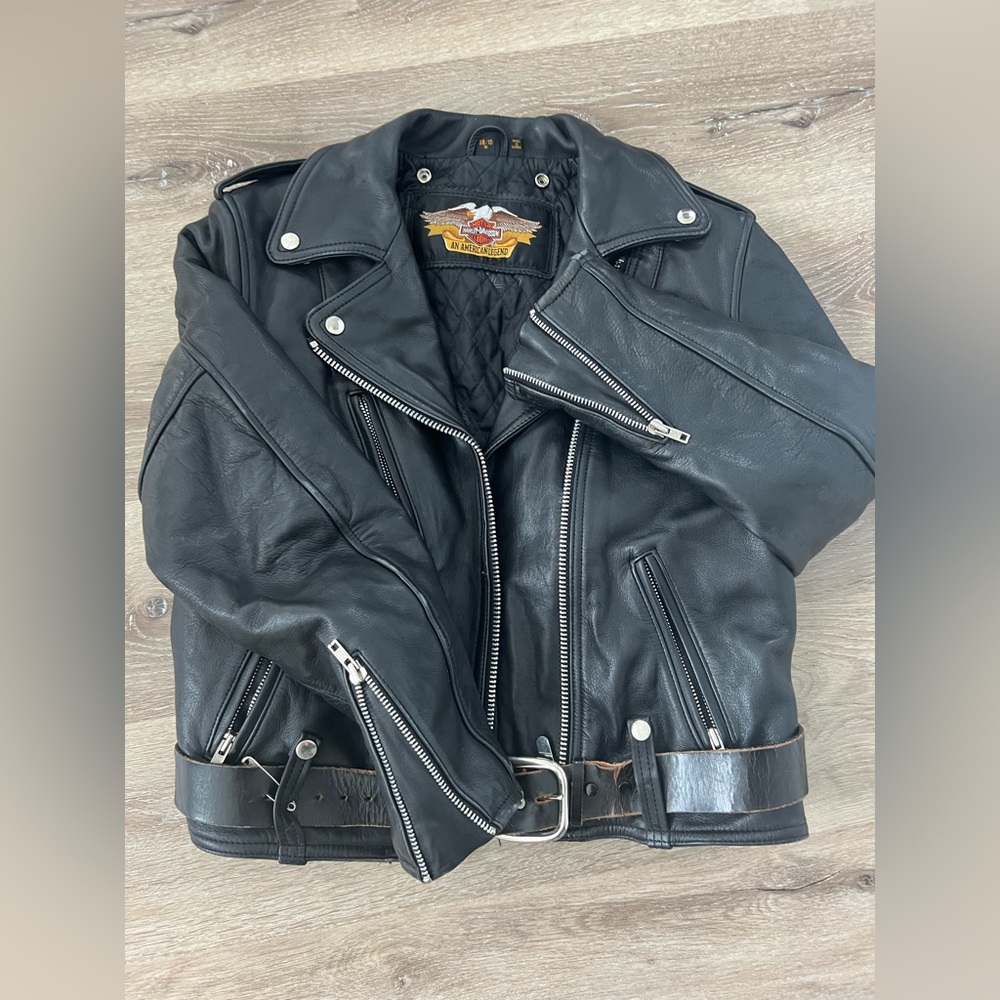 Vintage Harley-Davidson moto jacket 1989. Fully lined in awesome shape!